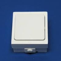 Выключатель 1кл о/у белый IP44 Беларусь (1/60)