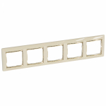 Рамка 5гн крем/золотой штрих Valena Legrand (1) Рамка 5гн крем/золотой штрих Valena Legrand (1)