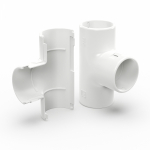 Тройник разборный белый д32 (15шт/180шт уп/кор) Промрукав