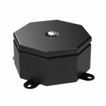 Коробка металлическая Октагон черная 130х130х63 (9 шт/кор) Промрукав