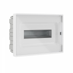 Щиток 12 мод встраиваемый для полых стен FRAME, белый, с прозрачной дверцей, с 2 шинами PEN на 6 и 8 отв. Щиток 12 мод встраиваемый для полых стен FRAME, белый, с прозрачной дверцей, с 2 шинами PEN на 6 и 8 отв.