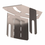 Крышка угла горизонтального изменяемого 0-45 градусов Стандарт INOX (AISI 409) 50 Промрукав Крышка угла горизонтального изменяемого 0-45 градусов Стандарт INOX (AISI 409) 50 Промрукав