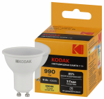 Лампа светодиод 11Вт GU10 3000К 630Лм софит MR1611W-830-GU10 Kodak (1/10)