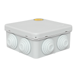 Коробка уравнивания потенциалов КУП-030-031 с крышкой наружная (85х85х40) для прямого монтажа 8 мембр. вводов серая IP55 EKF