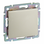 Переключатель 1кл промеж с/у крем механизм Valena Legrand  (1/10/100)