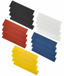 Набор термоусадочных трубок ТУТнг-LS 8/4, 10/5, 12/6, 14/7 Ж/С/К/Ч/Б (20х8см/упак) IEK (1/10/400)