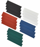 Набор термоусадочных трубок ТУТнг-LS 8/4, 10/5, 12/6, 14/7 З/С/К/Ч/Б (20х8см/упак) IEK (1/10/400)