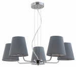 Люстра Rivoli Evie 2087-305 5 х Е14 40 Вт классика