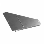 Крышка переходника правого Стандарт INOX (AISI 304) 500х150 Промрукав Крышка переходника правого Стандарт INOX (AISI 304) 500х150 Промрукав