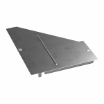 Крышка переходника правого Стандарт INOX (AISI 304) 500х200 Промрукав Крышка переходника правого Стандарт INOX (AISI 304) 500х200 Промрукав