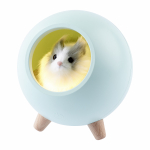 Детский ночник - светильник светодиодный ЭРА NLED-468-1W-GR хомяк зеленый