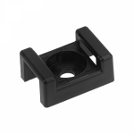 Площадка под винт для крепления стяжки 22,2х16 черная (100шт/упак) REXANT (1/10/100)