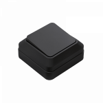 Выключатель 1кл о/у черн IP20 7021B Bolleto IN HOME (1/10/200)