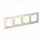 Рамка 4гн бежевый/дымчатый белый AtlasDesign AIR Systeme Electric (1/5) Рамка 4гн бежевый/дымчатый белый AtlasDesign AIR Systeme Electric (1/5)