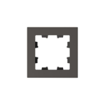 1 - местная рамка, мокко, пластик Эпика EKF