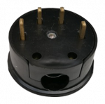 Разъем штепсельный 3ф РШ-ВШ 25А/380В черный 9112 IN HOME (1/6/72)