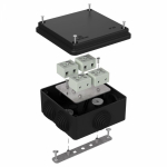 Коробка огнестойкая для о/п 40-0300-FR6.0-8 Е15-Е120 RAL9005 100х100х50 (14 шт/кор) Промрукав