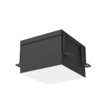 Светодиодный светильник VARTON DL-Grill для потолка Грильято 150х150 мм встраиваемый 15 Вт 3000 К 136х136х80 мм IP54 RAL9005 черный муар