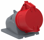 Розетка стационарная силовая ССИ-125 3Р+РЕ+N 32А 380В красный IP44 MAGNUM IEK (1/10/60) Розетка стационарная силовая ССИ-125 3Р+РЕ+N 32А 380В красный IP44 MAGNUM IEK (1/10/60)