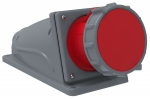 Розетка стационарная силовая ССИ-134 3Р+РЕ 63А 380В красный IP67 MAGNUM IEK (2/12)