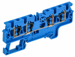 ARMAFIX Клемма пруж. CX4-4 BU 4мм2 4-конт. синяя IEK