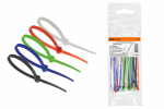 Хомуты 2,5х150 цветные набор 5 цветов (черный, белый, красный, синий, зеленый) (25 штук) TDM Хомуты 2,5х150 цветные набор 5 цветов (черный, белый, красный, синий, зеленый) (25 штук) TDM