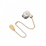 Выключатель для настенного светильника c деревянным наконечником "Gold", индивидуальная упаковка, 1 шт. REXANT