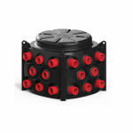 Пластиковый колодец КН-1000 H1400 с крышкой D560 мм