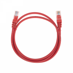 Патч-корд U/UTP REXANT категория 5e, RJ45-RJ45, неэкранированный, 26AWG, LSZH, красный, 1 м