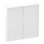 Лицевая панель выключателя 2кл с/у белый Valena LIFE Legrand (1/10) Лицевая панель выключателя 2кл с/у белый Valena LIFE Legrand (1/10)
