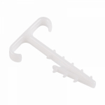 Дюбель-хомут (нейлон) Т-образный для двух плоских кабелей 2х12 КФ (100 шт/упак) REXANT (1/1/80)