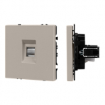 Механизм телефонной розетки SCT-NOBE-MTL1-SFPL-CA (RJ-11, 4C) (Arlight, Кашемир) Механизм телефонной розетки SCT-NOBE-MTL1-SFPL-CA (RJ-11, 4C) (Arlight, Кашемир)