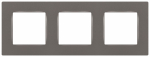 Рамка для розеток и выключателей ЭРА Серия 12 12-5203-16 на 3 поста, Классик, титан Рамка для розеток и выключателей ЭРА Серия 12 12-5203-16 на 3 поста, Классик, титан