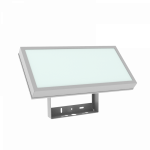 Светодиодный светильник VARTON Cuper 52 Вт 5000 K IP54 с рассеивателем опаловое закаленное стекло RAL7045