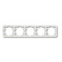 Рамка 6гн белый Mimoza Makel (1/5/60)