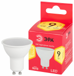 Лампочка светодиодная ЭРА RED LINE LED MR16-9W-827-GU10 R GU10 9 Вт софит теплый белый свет Лампочка светодиодная ЭРА RED LINE LED MR16-9W-827-GU10 R GU10 9 Вт софит теплый белый свет