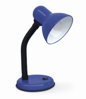 Светильник настольный под лампу на основании СНО 22ТС 60Вт E27 230В СИНИЙ (мягкая упаковка) IN HOME