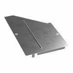 Крышка переходника правого Стандарт INOX (AISI 304) 500х300 Промрукав Крышка переходника правого Стандарт INOX (AISI 304) 500х300 Промрукав