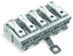 Клеммная колодка 27.3мм 5x2 0.5-2.5мм² 24А 500В белый Wago Клеммная колодка 27.3мм 5x2 0.5-2.5мм² 24А 500В белый Wago