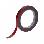 Скотч двухсторонний 5х12мм красный на серой основе REXANT (1/10/207) Скотч двухсторонний 5х12мм красный на серой основе REXANT (1/10/207)