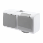 Блок 2кл + 1гн с З/К о/у серый 10А IP54 5-702-03 Atlantic Intro (1/5) Блок 2кл + 1гн с З/К о/у серый 10А IP54 5-702-03 Atlantic Intro (1/5)