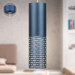 Светильник подвесной (подвес) ЭРА PL34 BL MR16 GU10 потолочный цилиндр синий Светильник подвесной (подвес) ЭРА PL34 BL MR16 GU10 потолочный цилиндр синий