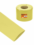 Термоусаживаемая трубка ТУТнг 80/40 желтая (25 м/ролл) TDM