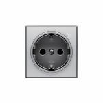 Розетка ABB Sky 1-мест. центральная плата (накладка) с З/К скр. уст-ки16А 220-230В IP20 прочее