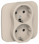 FLITE Роз. 2-я с з/к/ш 16А РСш12-0-А-ФлЛ льн. IEK