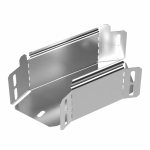 Угол д/листового кабель.лотка 45° горизонтальн. без соединит. разъема нержавеющая сталь серый ПРОМРУКАВ Угол д/листового кабель.лотка 45° горизонтальн. без соединит. разъема нержавеющая сталь серый ПРОМРУКАВ