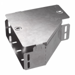 Переходник - редуктор д/лист. каб. лотка без разъема/соедин-ля сужение слева 200мм/100мм с высотой лотка80мм ПРОМРУКАВ