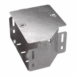 Переходник - редуктор д/лист. каб. лотка без разъема/соедин-ля сужение слева 200мм/150мм с высотой лотка100мм ПРОМРУКАВ