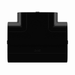 Тройник 90х50 мм, черный