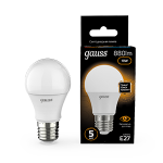 Лампа светодиод 10Вт груша A60 Е27 3000К 880Лм матовая Gauss Black (1/10/50)